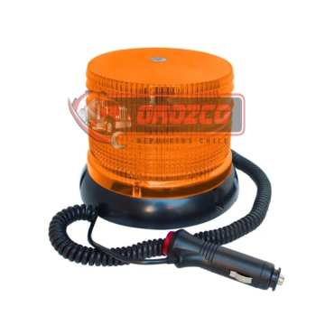 Baliza LED Ámbar Imantada con Enchufe 12V/24V
